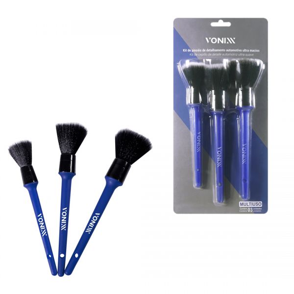 VONIXX KIT PINCELES ULTRA SOFT 3 PCS